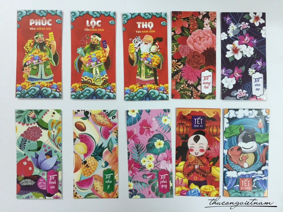 Bao lì xì Tết hỗn hợp 1